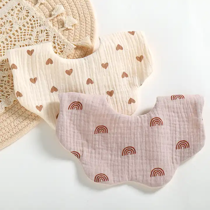 Baby Scalloped Bibs